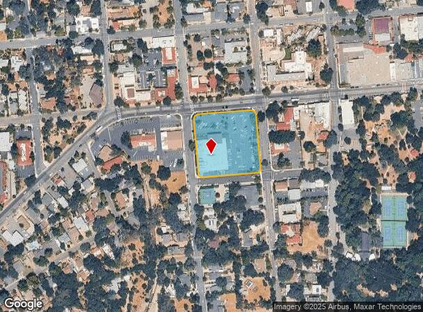 131 W Ojai Ave, Ojai, CA Parcel Map