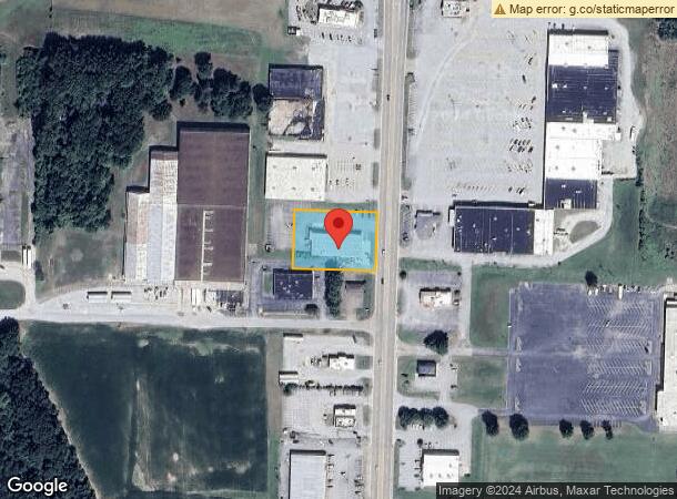  2539 N Central Ave, Humboldt, TN Parcel Map