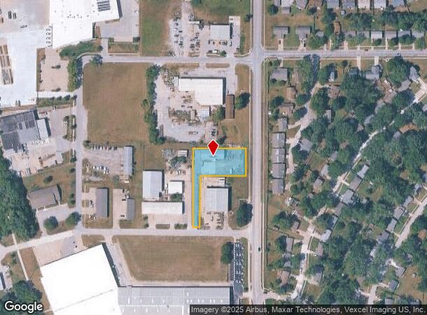 930 E 28Th St, Lawrence, KS Parcel Map