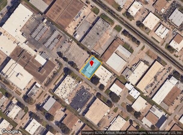  9030 Directors Row, Dallas, TX Parcel Map