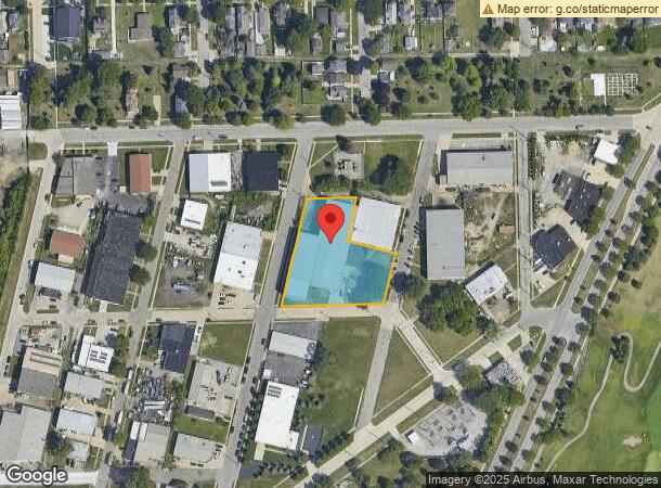  580 Hillsdale St, Wyandotte, MI Parcel Map