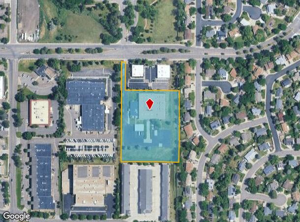 400 E Mineral Ave, Littleton, CO Parcel Map