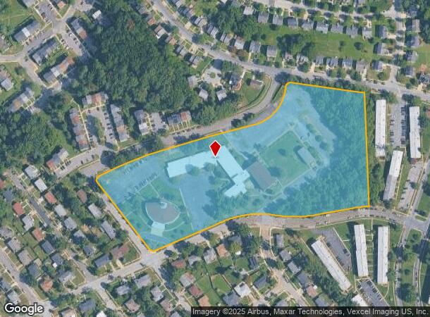 2210 Callaway St, Temple Hills, MD Parcel Map