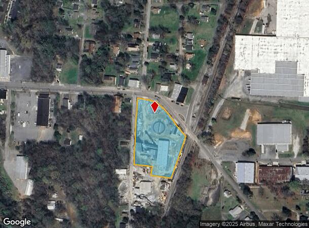  496 E Depot St, Mocksville, NC Parcel Map