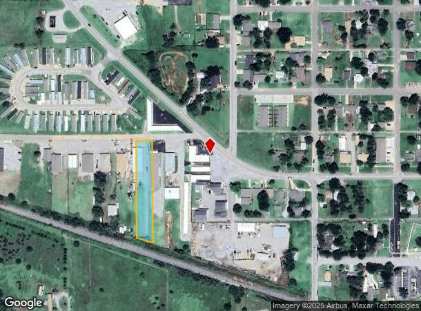  914 W Main St, Weatherford, OK Parcel Map