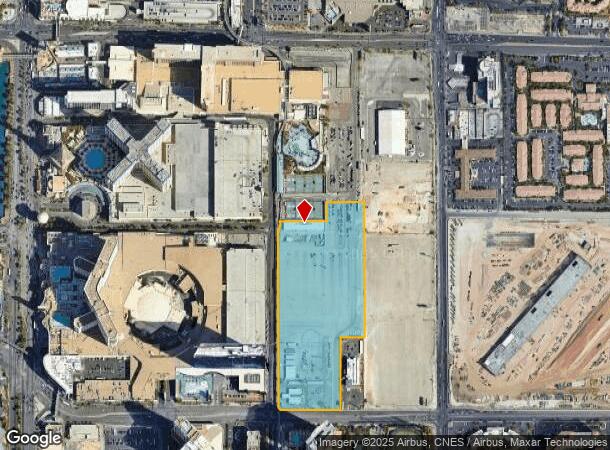  110 E Harmon Ave, Las Vegas, NV Parcel Map