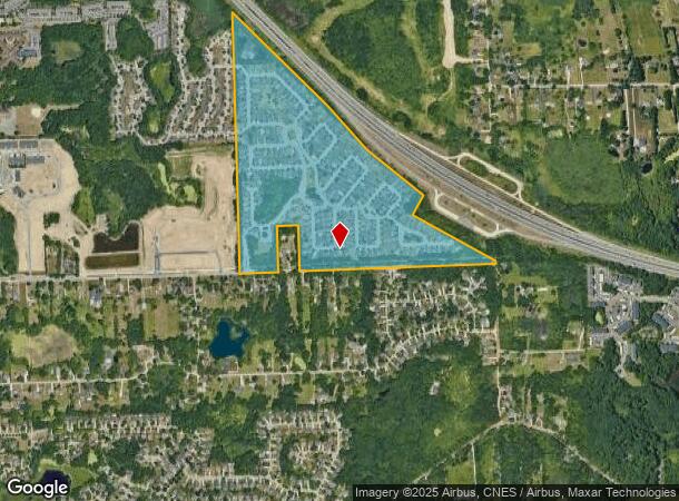2500 Mann Rd, Clarkston, MI Parcel Map