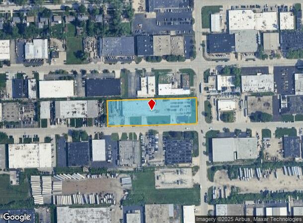  206 W Factory Rd, Addison, IL Parcel Map