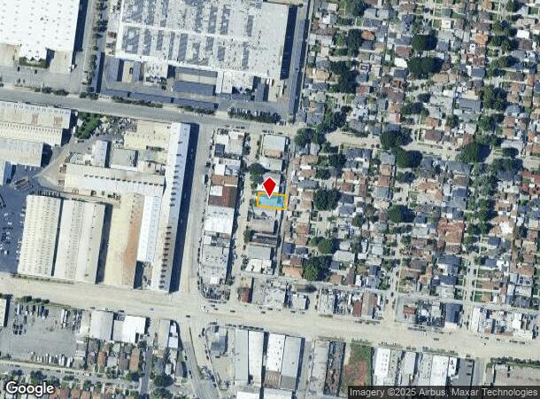  10536 Dolores Ave, South Gate, CA Parcel Map