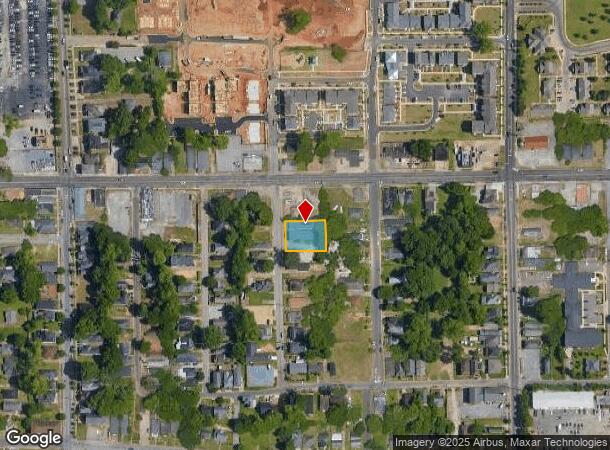  613 Watts St, Montgomery, AL Parcel Map