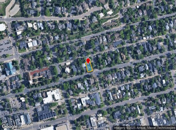 1543 Pine St, Boulder, CO Parcel Map