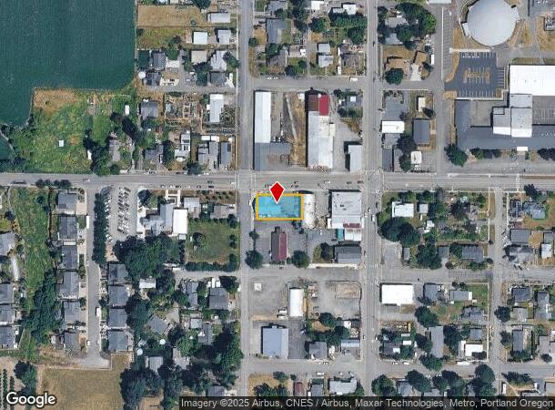  195 W Main St, Yamhill, OR Parcel Map