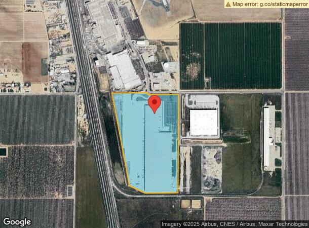 1700 Schuster Rd, Delano, CA Parcel Map