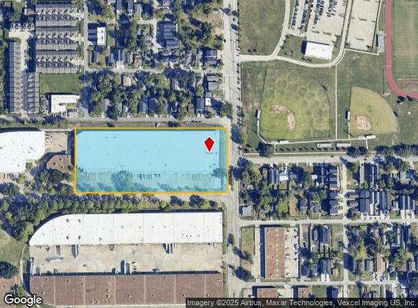  202 W 38Th St, Houston, TX Parcel Map