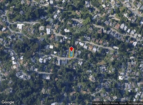  1165 Cragmont Ave, Berkeley, CA Parcel Map