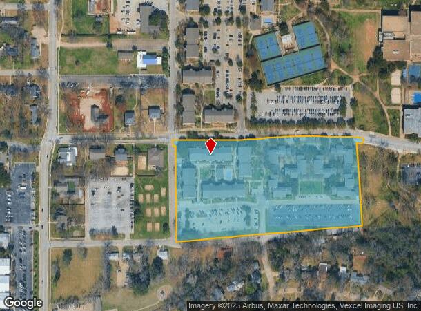 709 Summit Ave, Arlington, TX Parcel Map