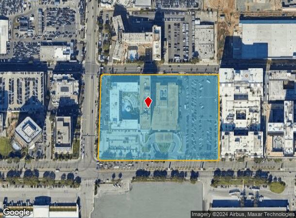  5855 W Century Blvd, Los Angeles, CA Parcel Map