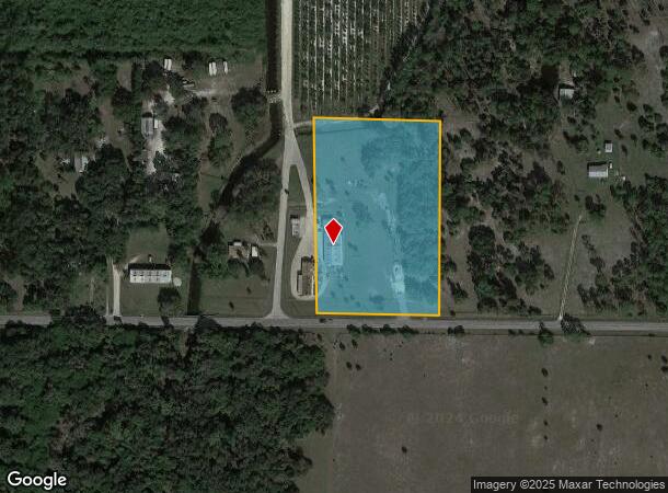  23351 N River Rd, Alva, FL Parcel Map