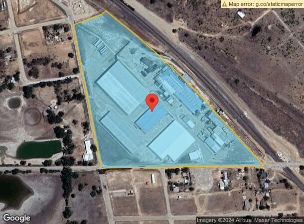  1320 E Division St, Slaton, TX Parcel Map