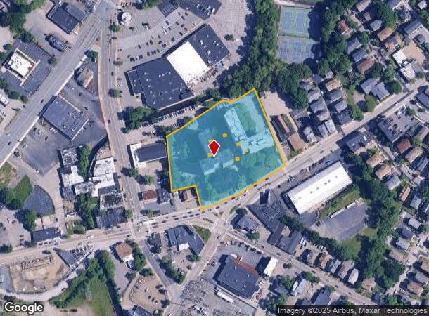  1050 Main St, Worcester, MA Parcel Map