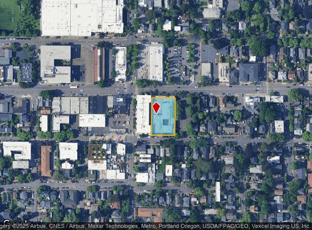  2816 E Burnside St, Portland, OR Parcel Map