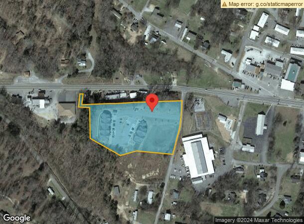  107 Beech St, Linden, TN Parcel Map