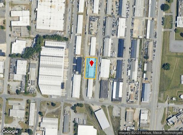  825 Goldsboro St, Greensboro, NC Parcel Map