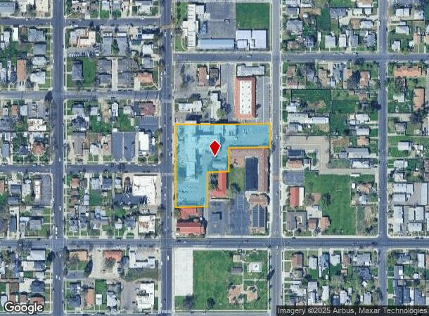  1025 N Douty St, Hanford, CA Parcel Map