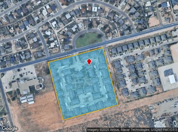 1900 E Golf Course Rd, Midland, TX Parcel Map