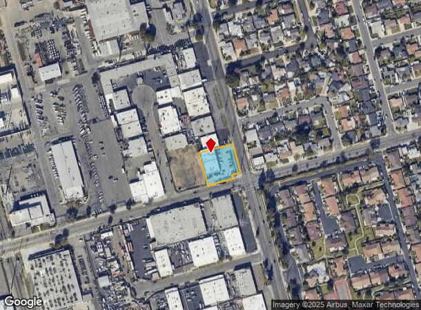  895 S East St, Anaheim, CA Parcel Map