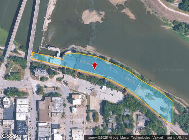  1 Riverfront Plz, Lawrence, KS Parcel Map