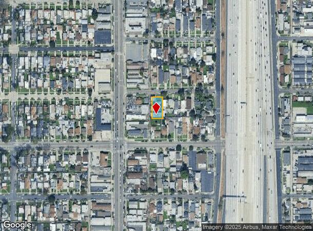  432 1/2 W 107Th St, Los Angeles, CA Parcel Map