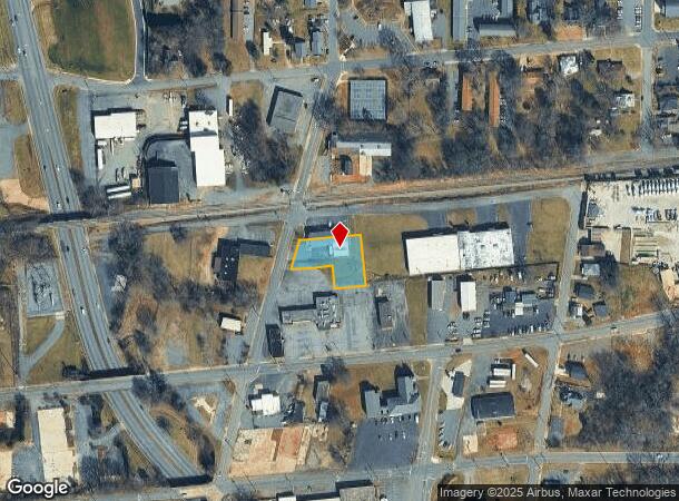  7 14Th St Sw, Hickory, NC Parcel Map