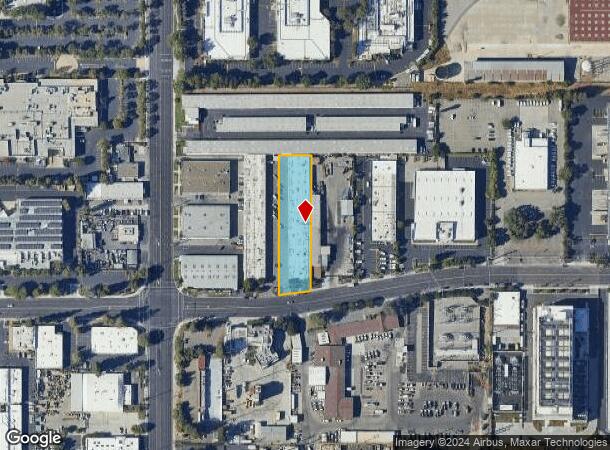  1805 Walsh Ave, Santa Clara, CA Parcel Map