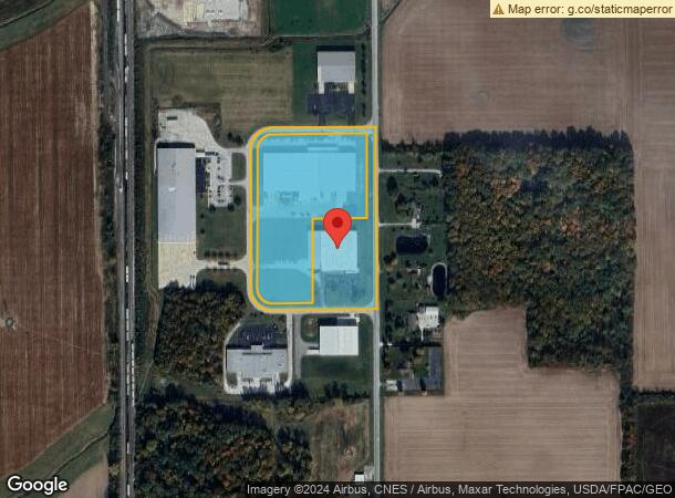  622 S Corporate Dr W, Fostoria, OH Parcel Map