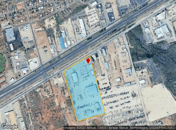4517 W Industrial Ave, Midland, TX Parcel Map