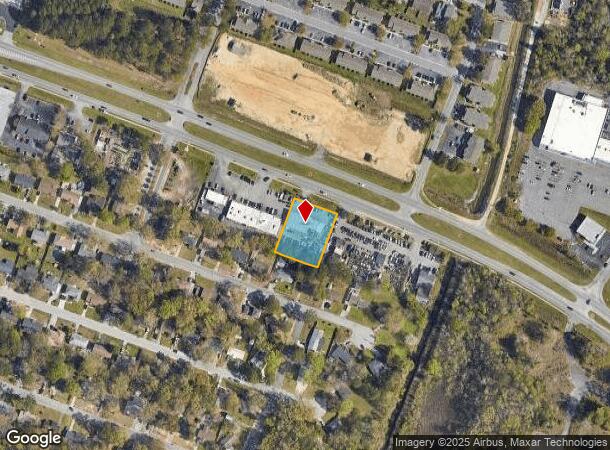  7647 Dorchester Rd, North Charleston, SC Parcel Map