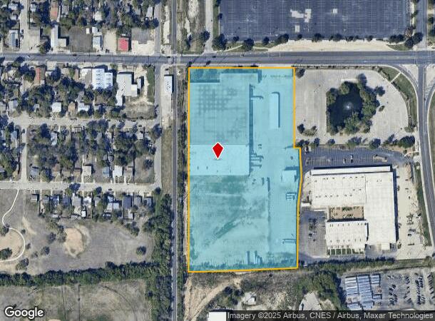  3022 E Houston St, San Antonio, TX Parcel Map