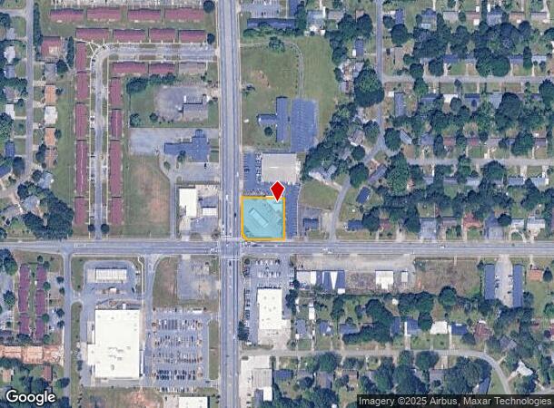  1310 Green St, Warner Robins, GA Parcel Map