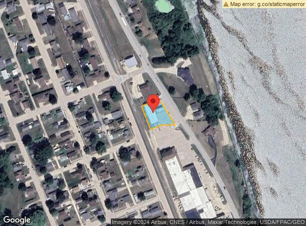  1104 N Riverview St, Bellevue, IA Parcel Map