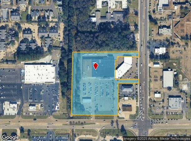 1811 W Government St, Brandon, MS Parcel Map