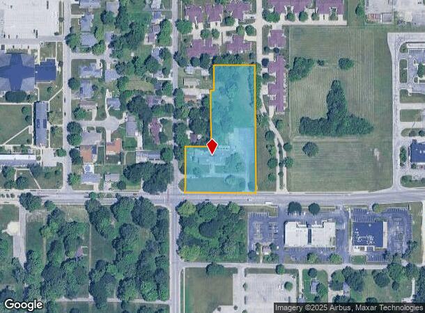  1812 University Blvd, Anderson, IN Parcel Map
