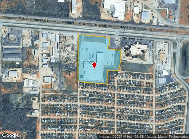 5301 S 1St St, Abilene, TX Parcel Map