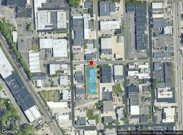 2415 Burdette St, Ferndale, MI Parcel Map
