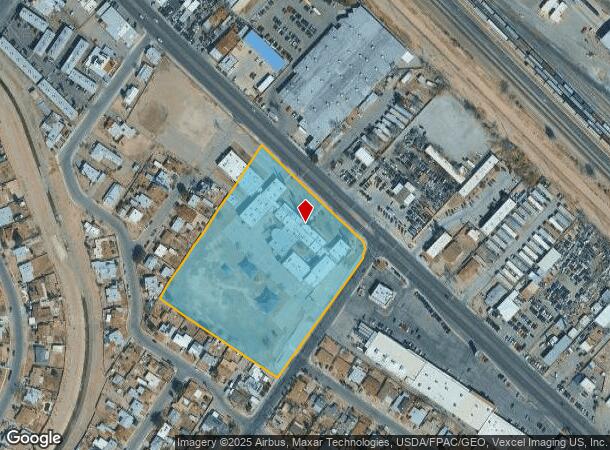  7090 Alameda Ave, El Paso, TX Parcel Map