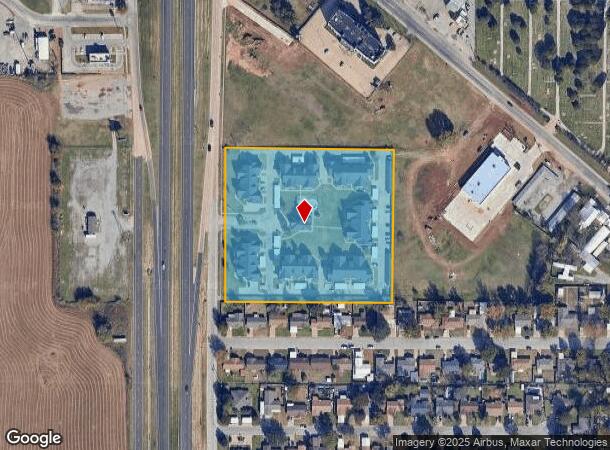 1111 S Red River Expy, Burkburnett, TX Parcel Map