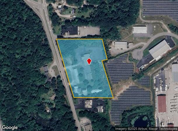 442 Quaker Hwy, Uxbridge, MA Parcel Map