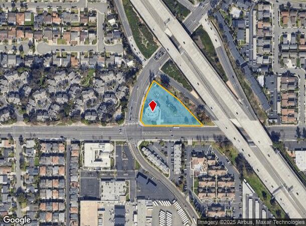 890 Baker St, Costa Mesa, CA Parcel Map