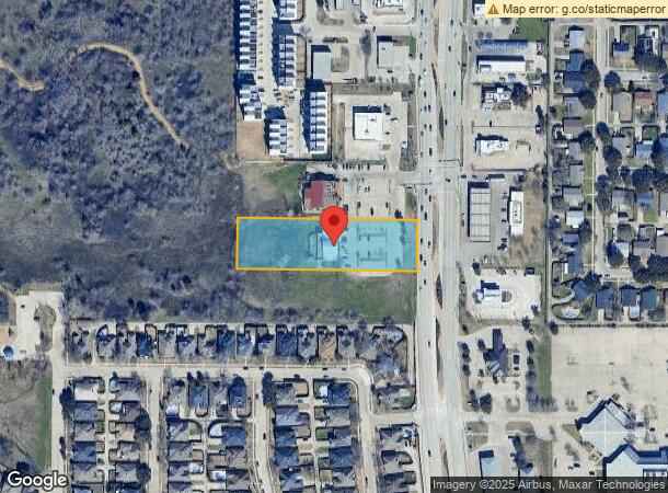  4847 Main St, The Colony, TX Parcel Map