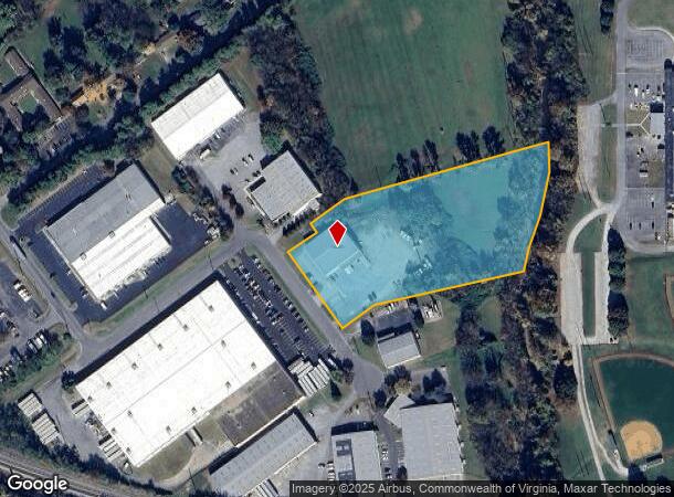  1175 Intervale Dr, Salem, VA Parcel Map